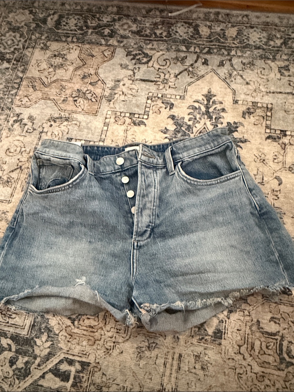 Joes Jeans High-Waisted Light Blue Denim Shorts